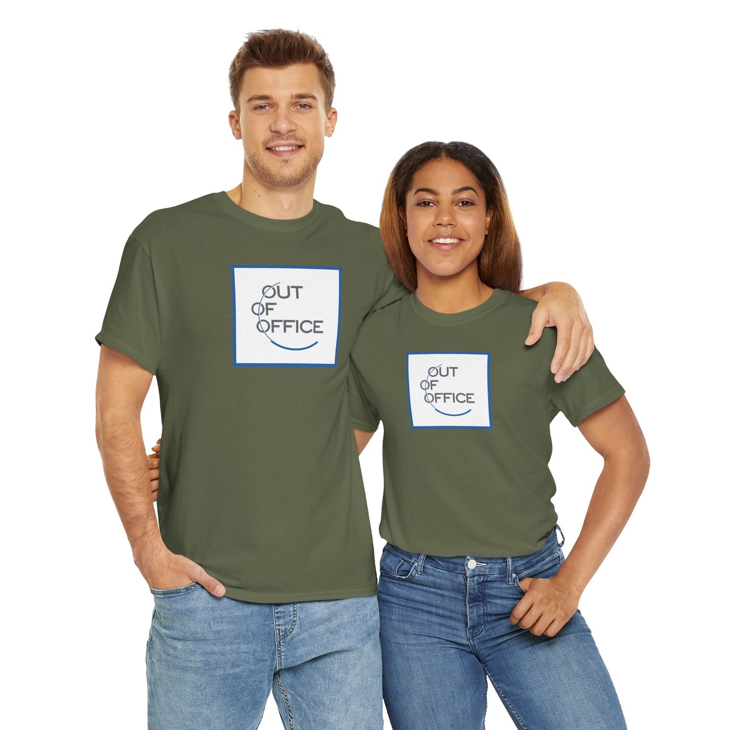 OUT OF OFFICE Unisex Heavy Cotton Tee