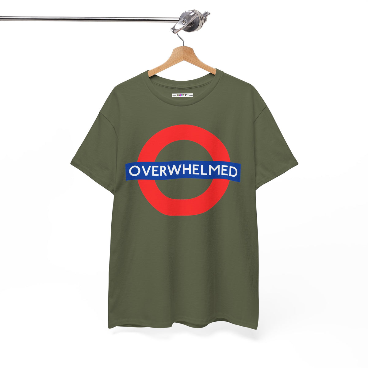 OVERWHELMED Unisex Heavy Cotton Tee