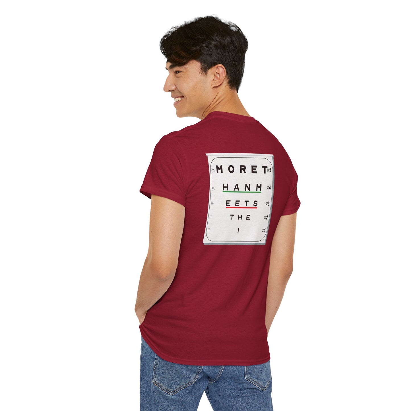 MORE THAN MEETS THE I TEST Unisex Heavy Cotton Tee