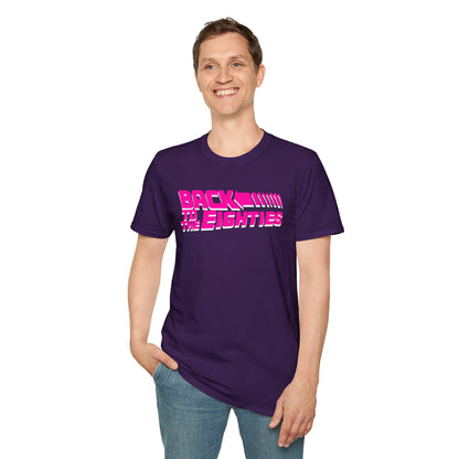 BACK TO THE EIGHTIES Unisex Softstyle 100% Cotton T-Shirt