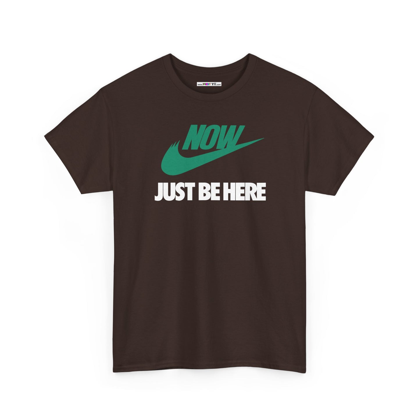 NOW JUST BE HERE Unisex Heavy Cotton Tee