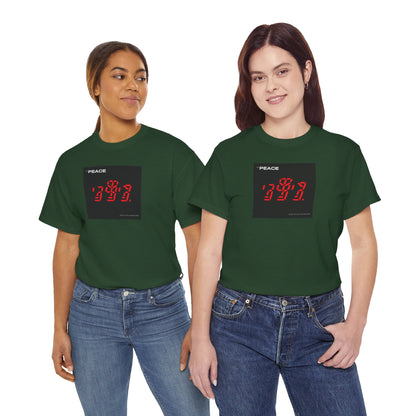 the PEACE ghost in the war-machine Unisex Heavy Cotton Tee
