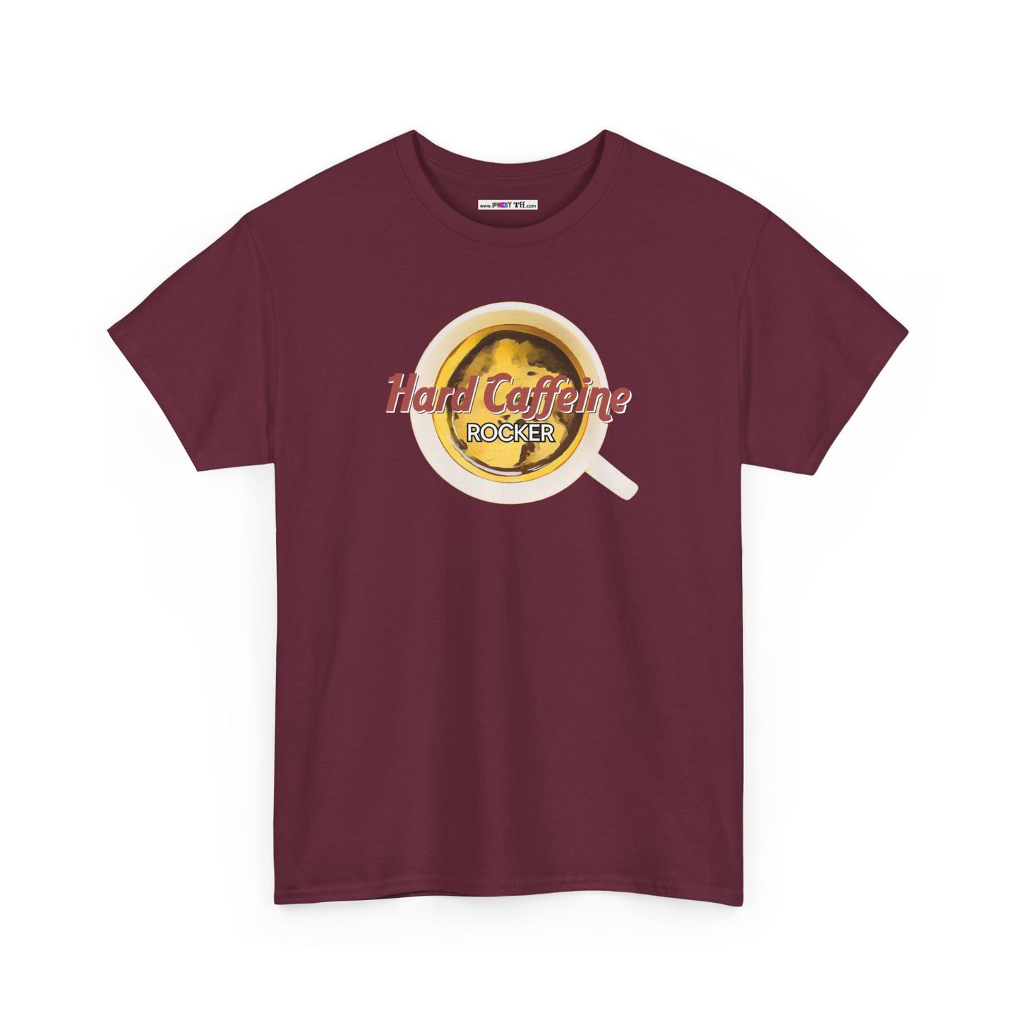 Hard Caffeine ROCKER Unisex Heavy Cotton Tee