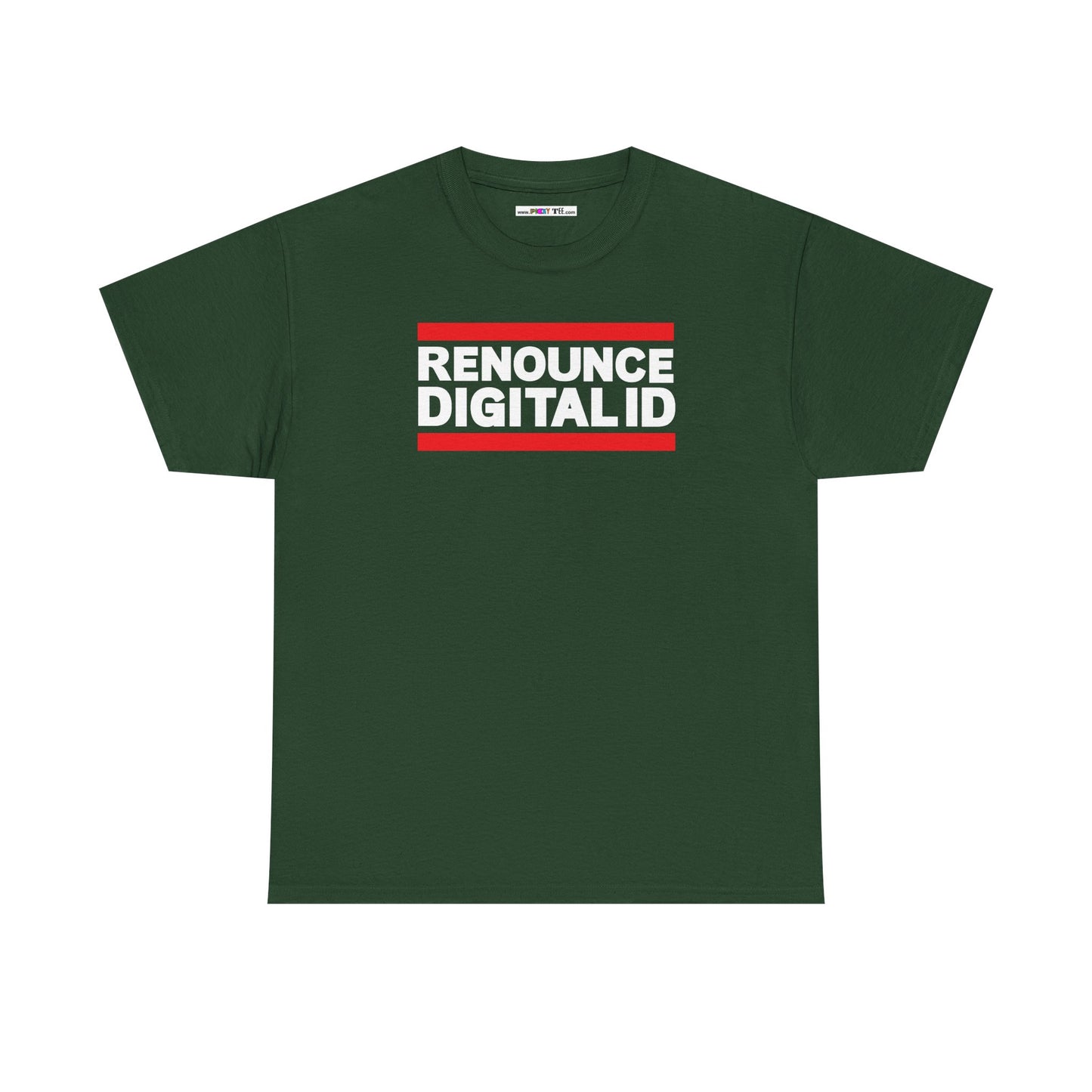 RENOUNCE DIGITAL ID Unisex Heavy Cotton Tee