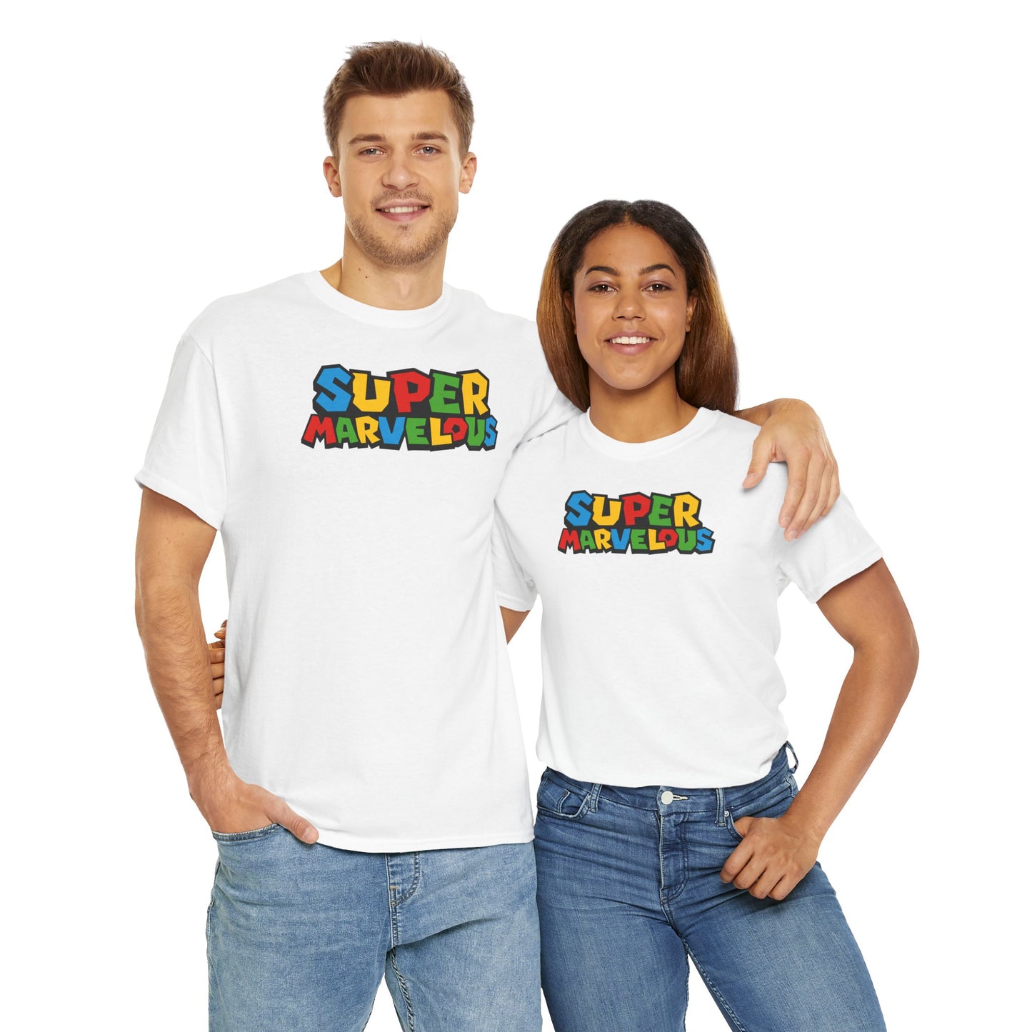 SUPER MARVELOUS Unisex Heavy Cotton Tee