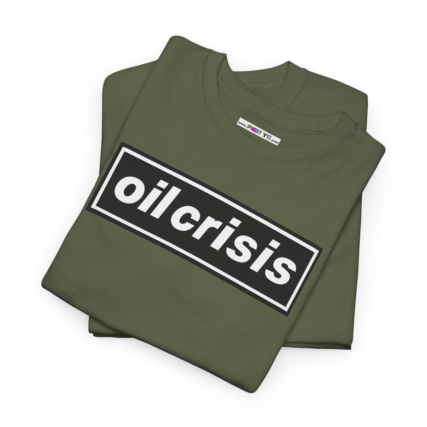 oil crisis/Foil THE crisis Unisex Heavy Cotton Tee