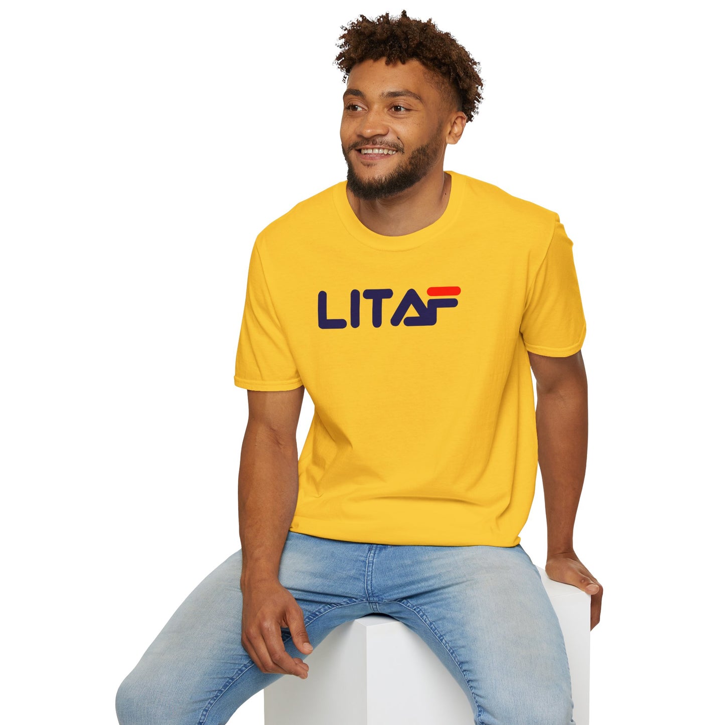 LIT AF Unisex Softstyle 100% Cotton T-Shirt