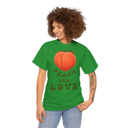 PEACH AND LOVE Unisex Heavy Cotton Tee