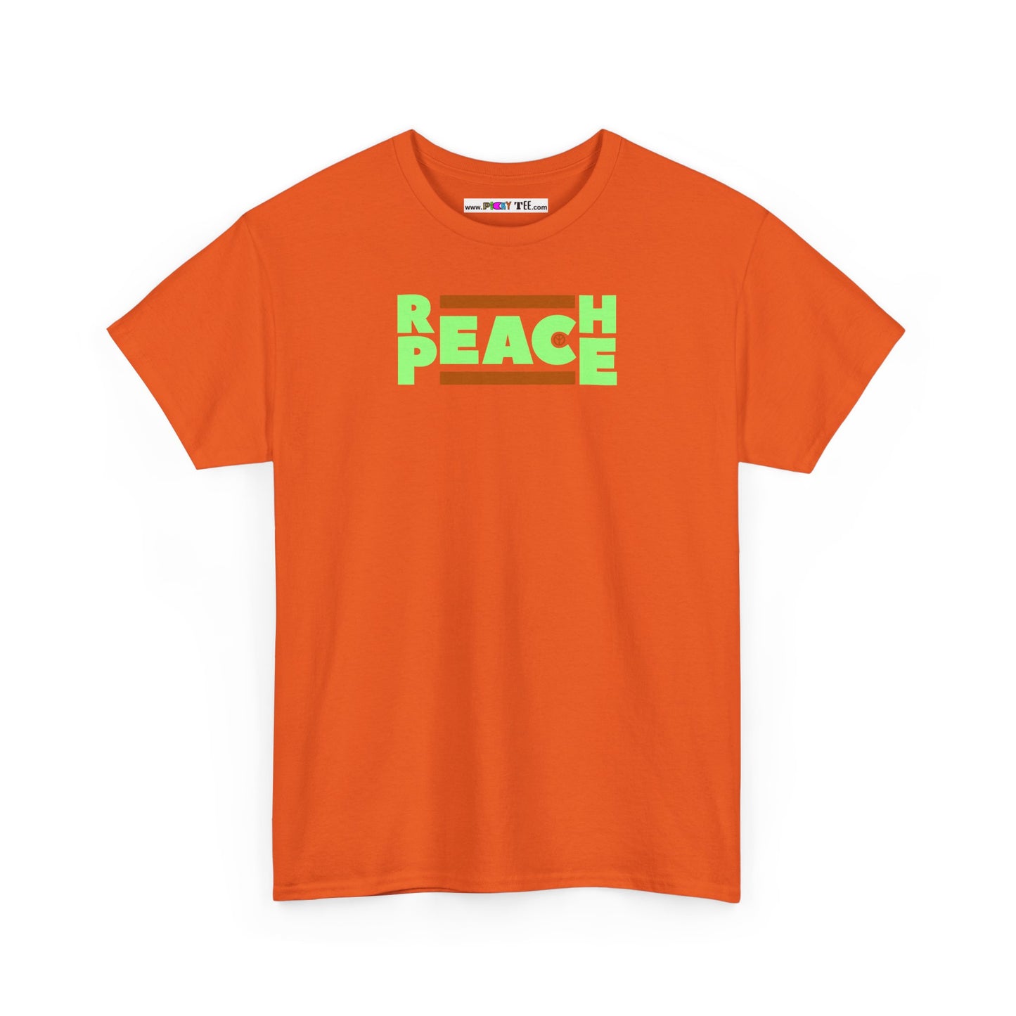 REACH PEACE Unisex Heavy Cotton Tee