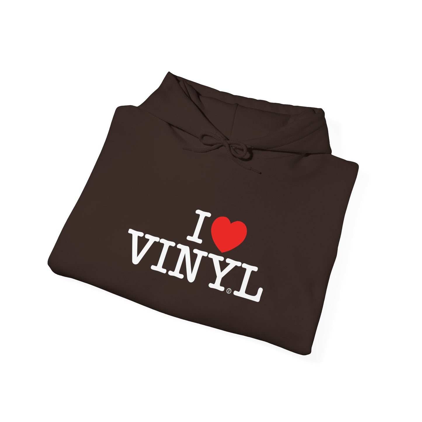 I ❤️ VINYL Unisex Heavy Blend™ Hooded Sweatshirt