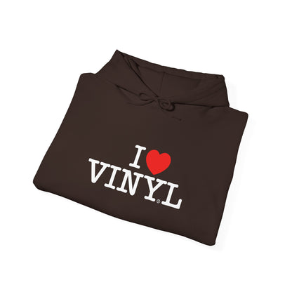 I ❤️ VINYL Unisex Heavy Blend™ Hooded Sweatshirt