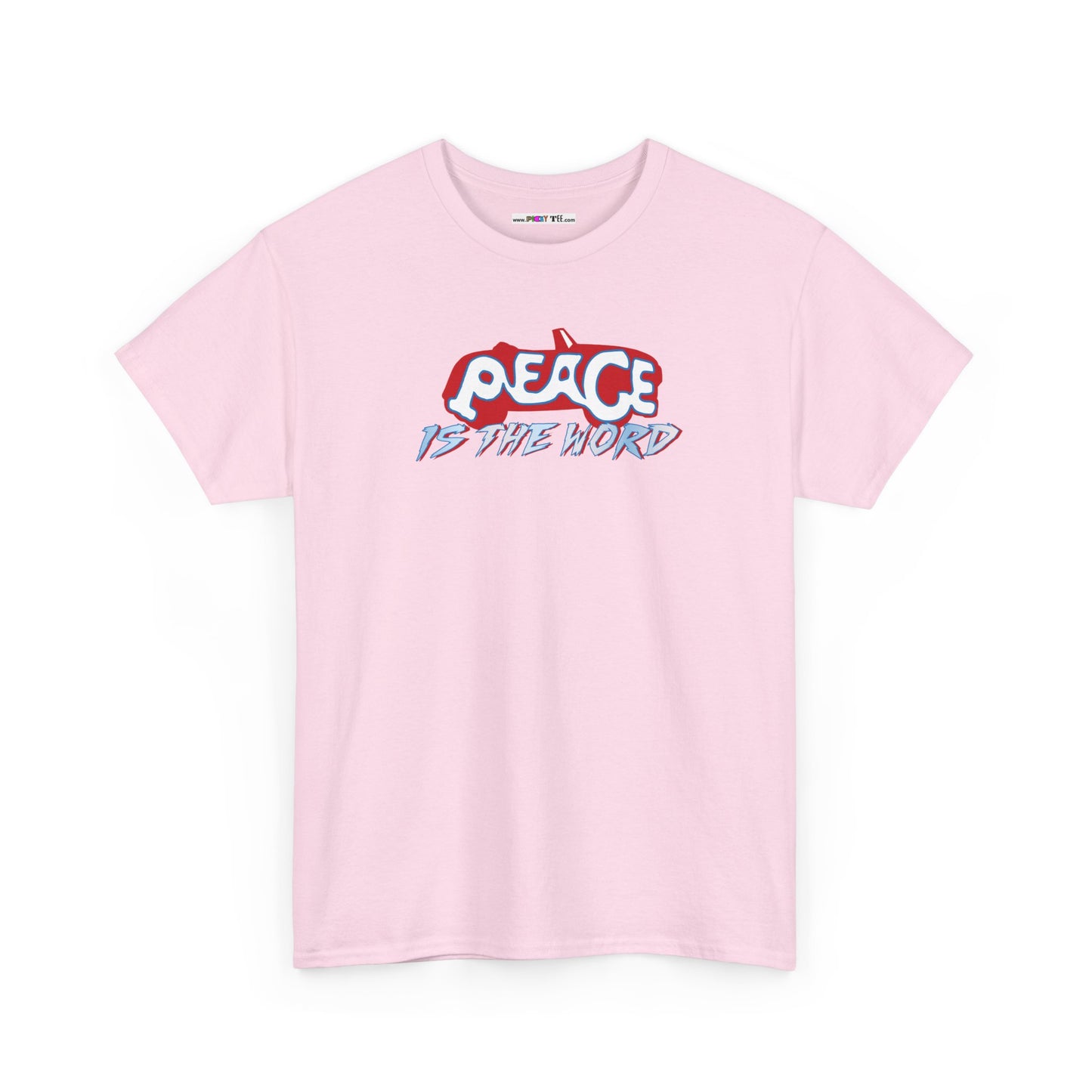 PEACE IS THE WORD Unisex Heavy Cotton Tee