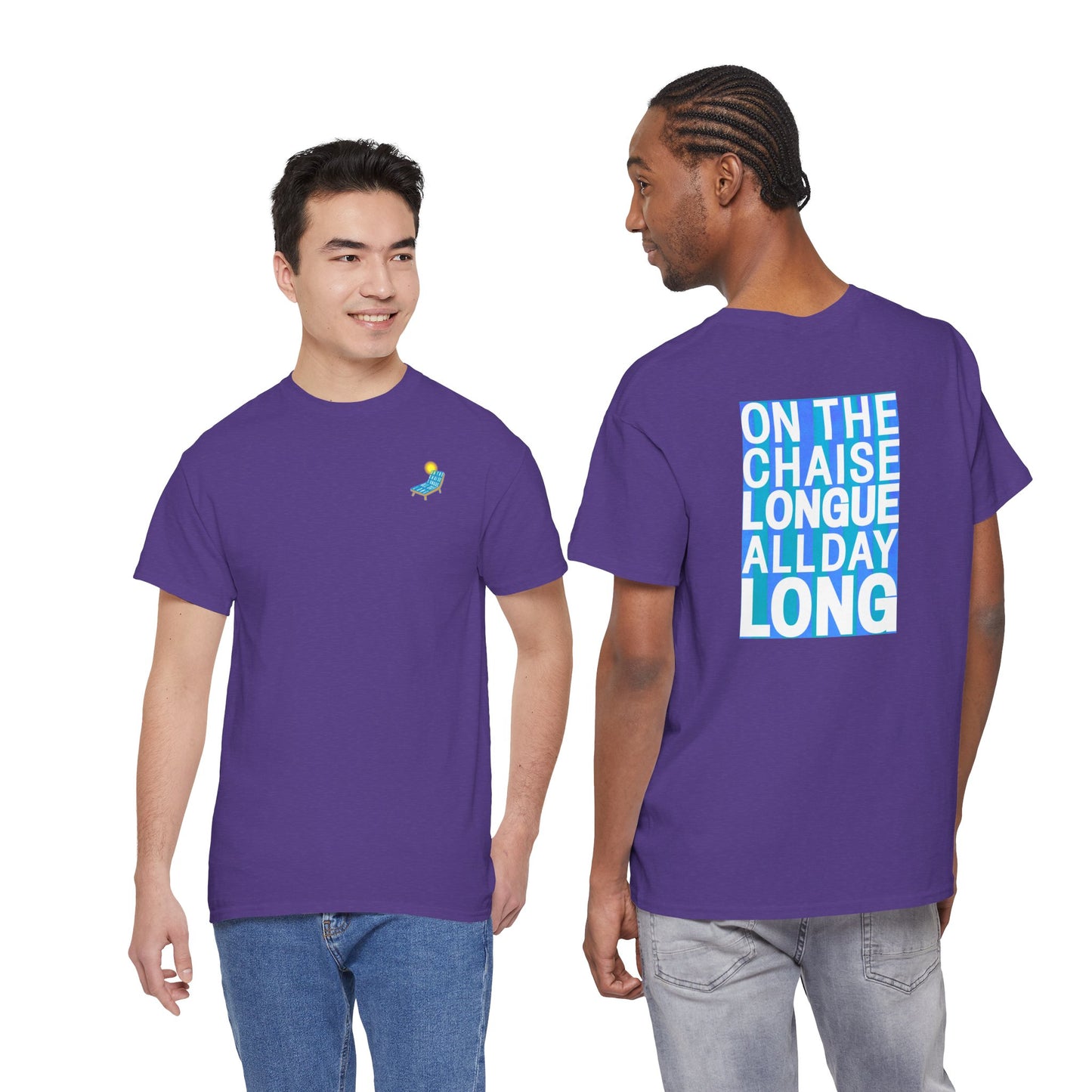 ON THE CHAISE LONGUE ALL DAY LONG Heavy Cotton Tee