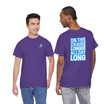 ON THE CHAISE LONGUE ALL DAY LONG Heavy Cotton Tee