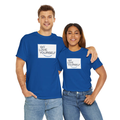 GO LOVE YOURSELF Unisex Heavy Cotton Tee