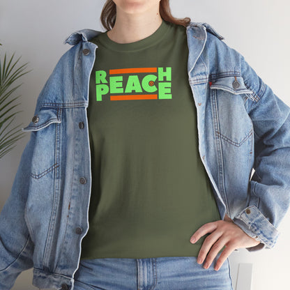 REACH PEACE Unisex Heavy Cotton Tee