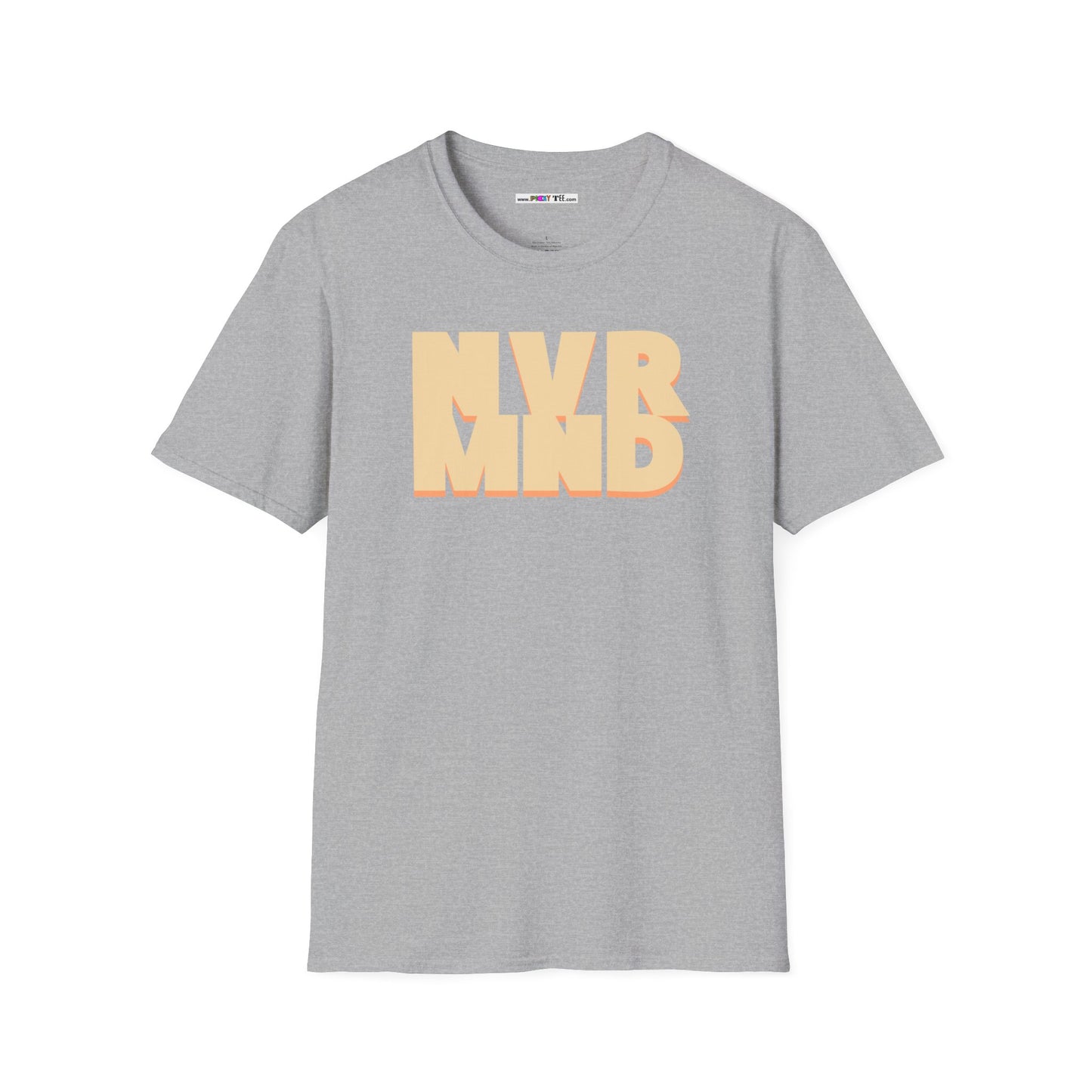 NVR MND Unisex Softstyle 100% Cotton T-Shirt