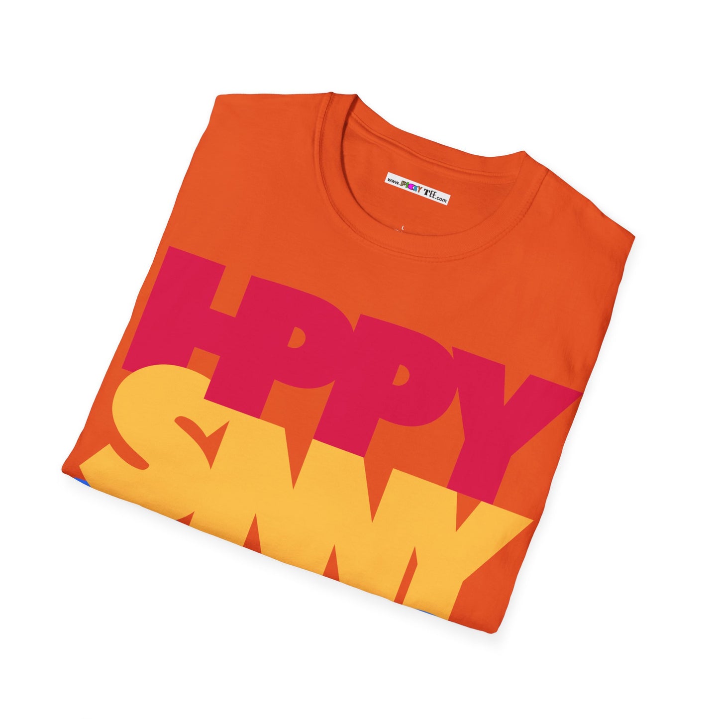 HPPY SNNY DYS Unisex Softstyle 100% Cotton T-Shirt