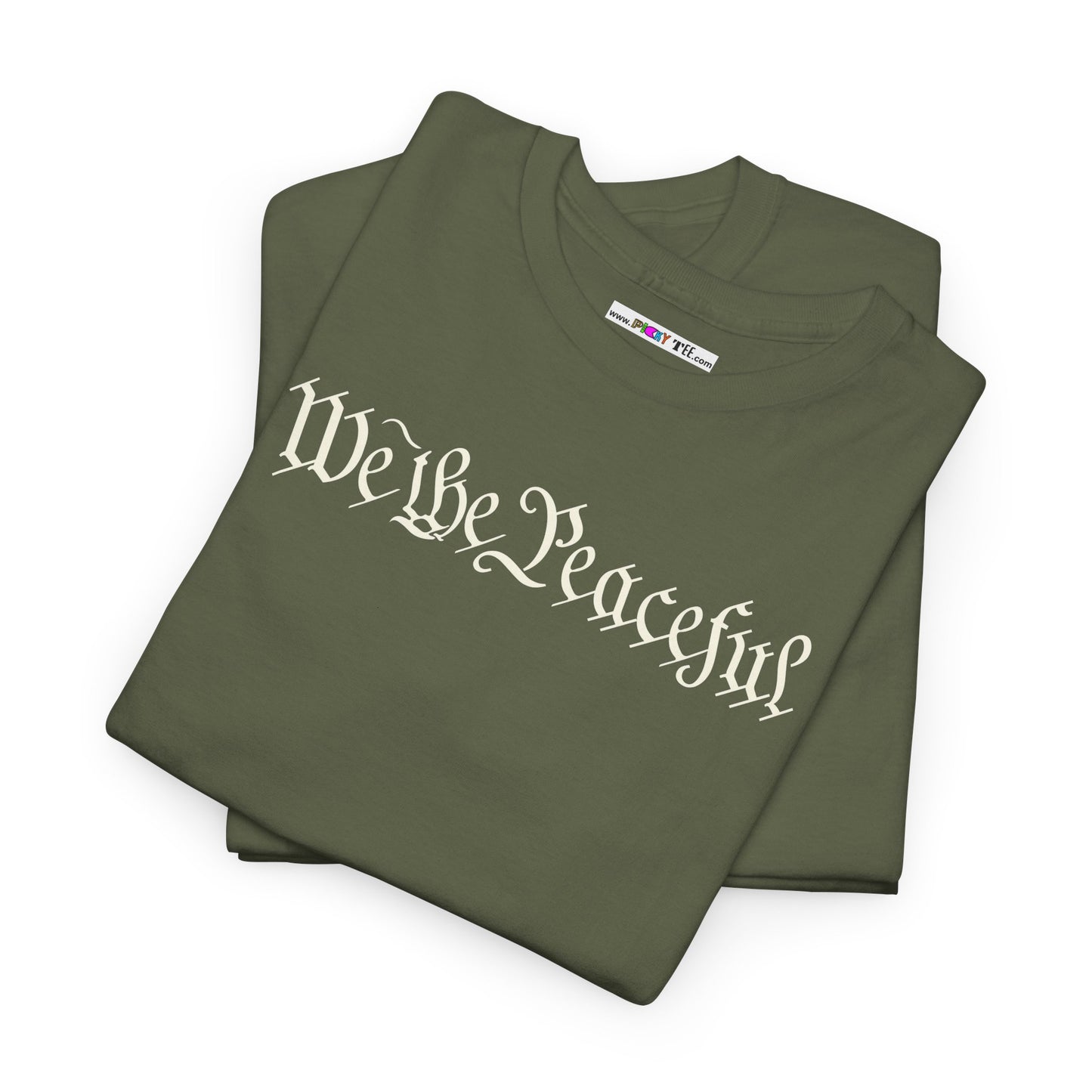 WE THE PEACEFUL Unisex Heavy Cotton Tee