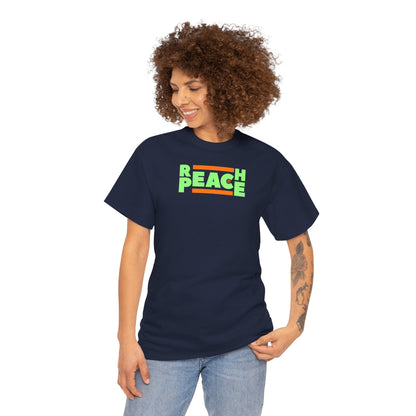 REACH PEACE Unisex Heavy Cotton Tee