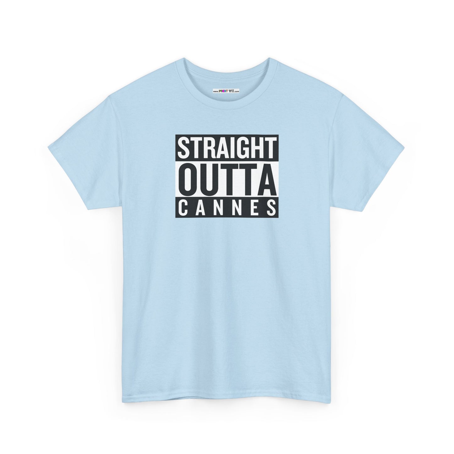 STRAIGHT OUTTA CANNES Unisex Heavy Cotton Tee