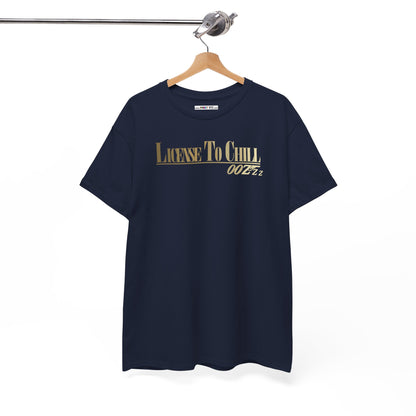 LICENSE TO CHILL 00Zzz Unisex Heavy Cotton Tee