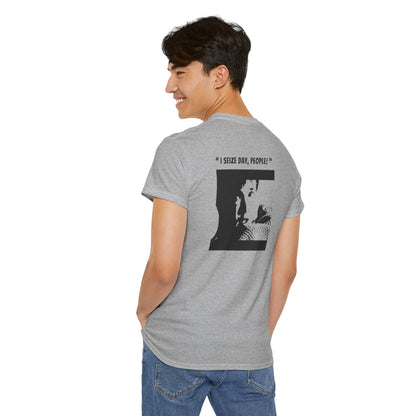 CARPE DIEM "I SEIZE DAY, PEOPLE" Unisex Heavy Cotton Tee