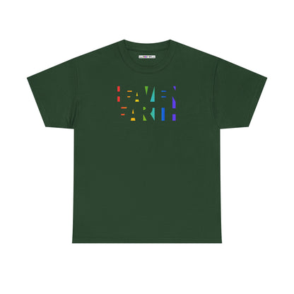 HEAVEN ON EARTH Unisex Heavy Cotton Tee — here now.