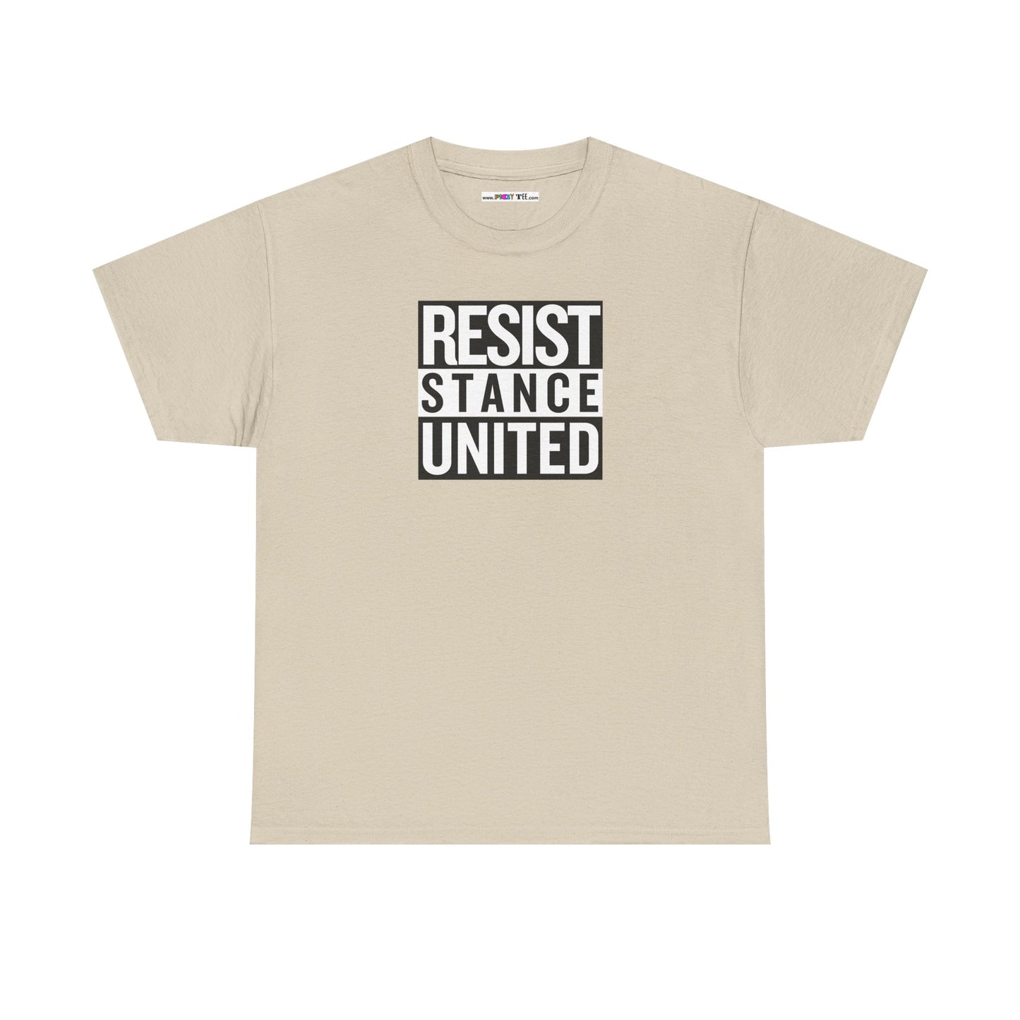 RESIST STANCE UNITED Unisex Heavy Cotton Tee