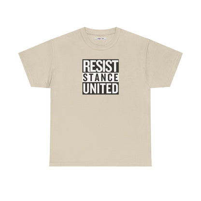 RESIST STANCE UNITED Unisex Heavy Cotton Tee