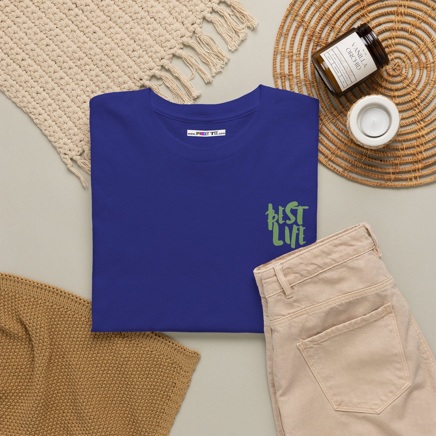 BEST LIFE Unisex Heavy Cotton Tee
