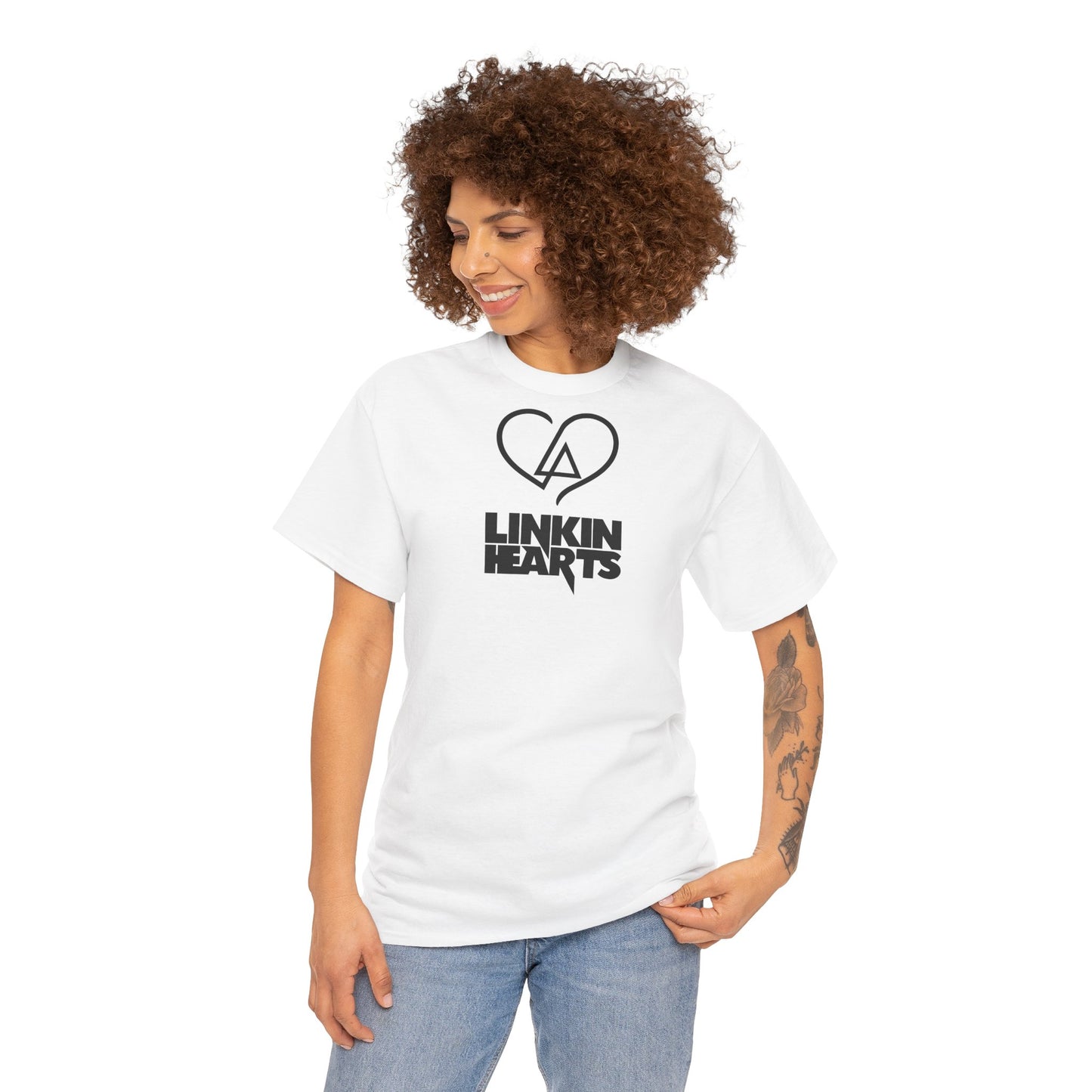 LINKIN HEARTS Unisex Heavy Cotton Tee