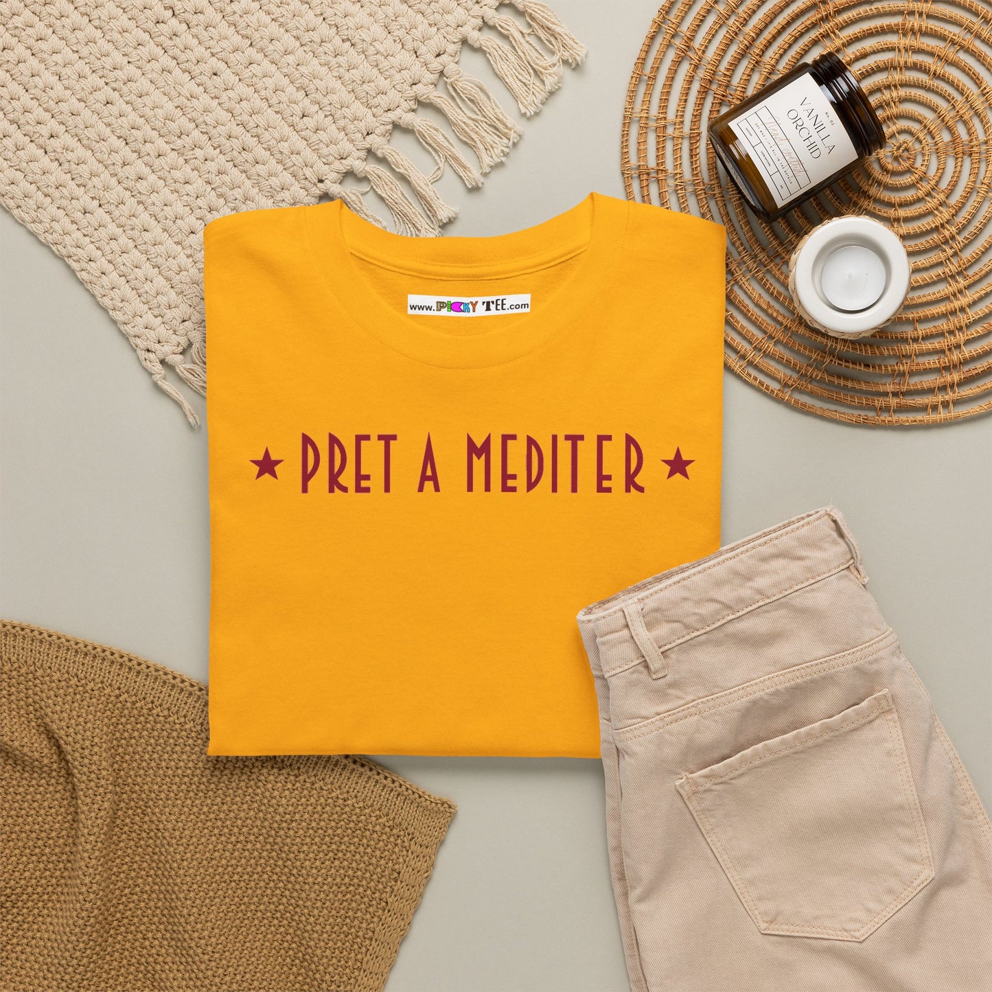 * PRET A MEDITER * Unisex Heavy Cotton Tee