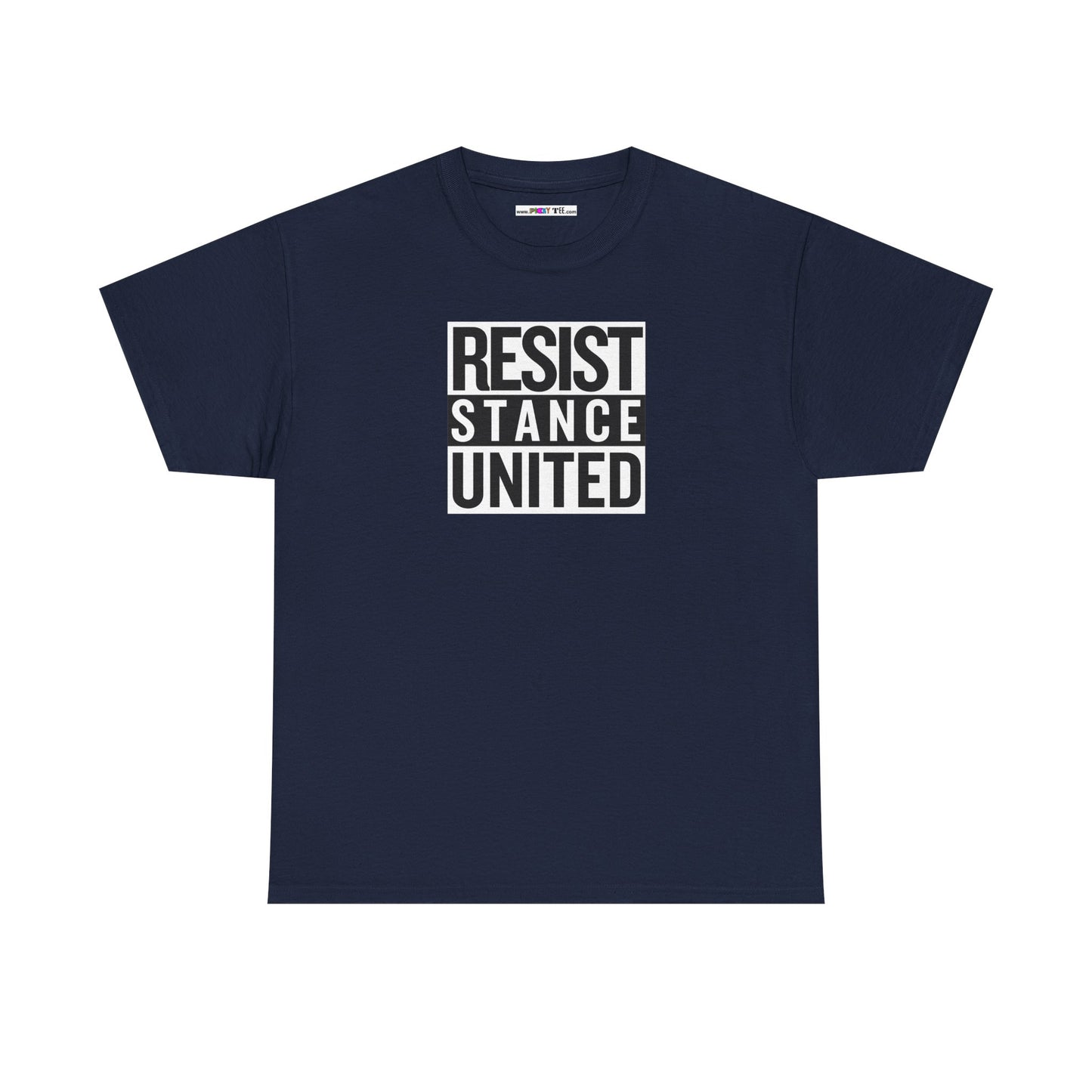 RESIST STANCE UNITED Unisex Heavy Cotton Tee