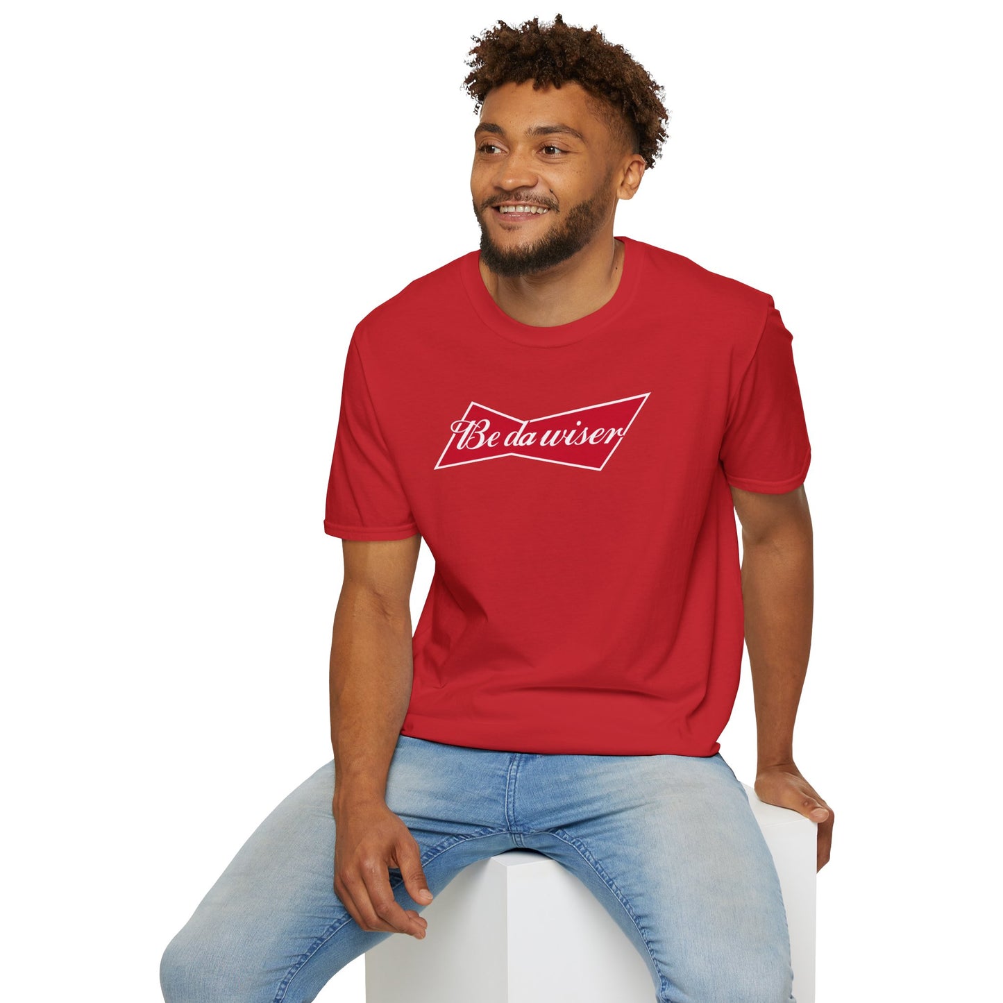 Be da wiser Unisex Softstyle 100% Cotton T-Shirt