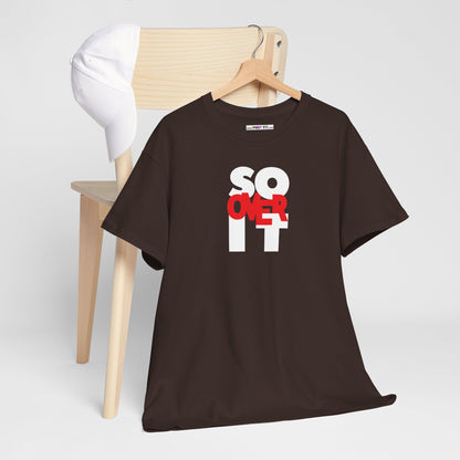 SO OVER IT Unisex Heavy Cotton Tee