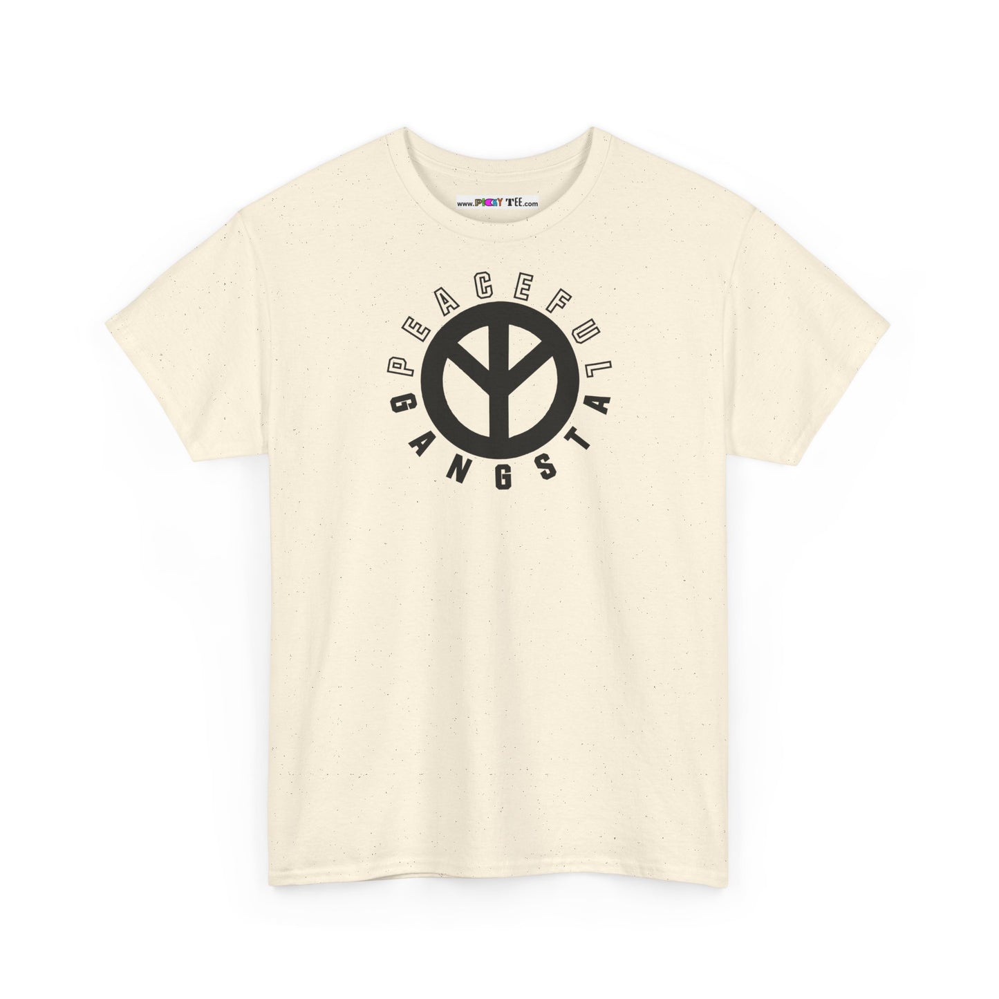 PEACEFUL GANGSTA Unisex Heavy Cotton Tee