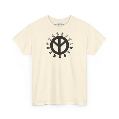 PEACEFUL GANGSTA Unisex Heavy Cotton Tee