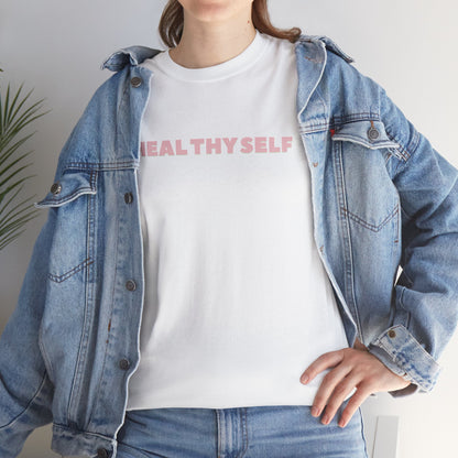 HEAL THY SELF Unisex Heavy Cotton Tee