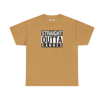 STRAIGHT OUTTA CANNES Unisex Heavy Cotton Tee