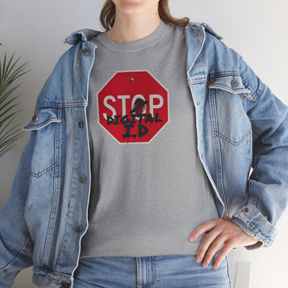 STOP digital i.d Unisex Heavy Cotton Tee