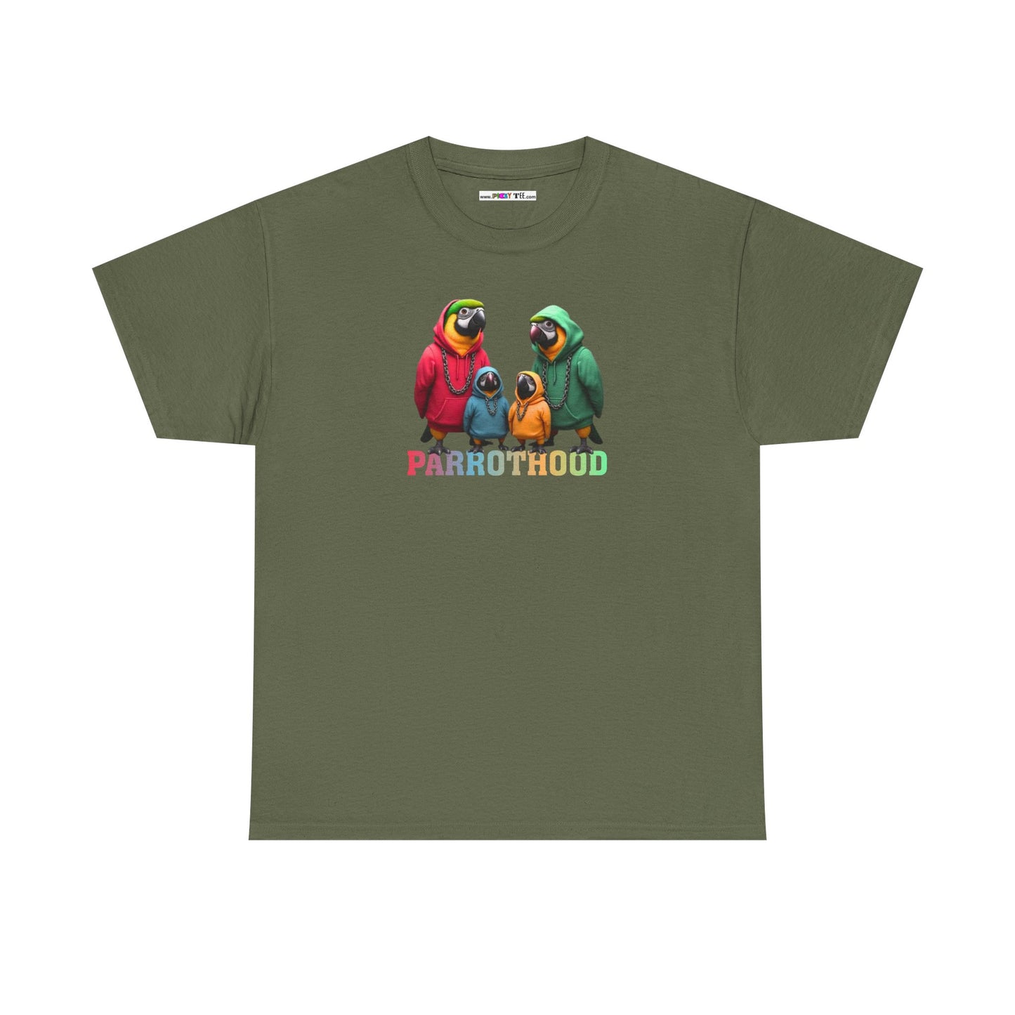 PARROTHOOD Unisex Heavy Cotton Tee