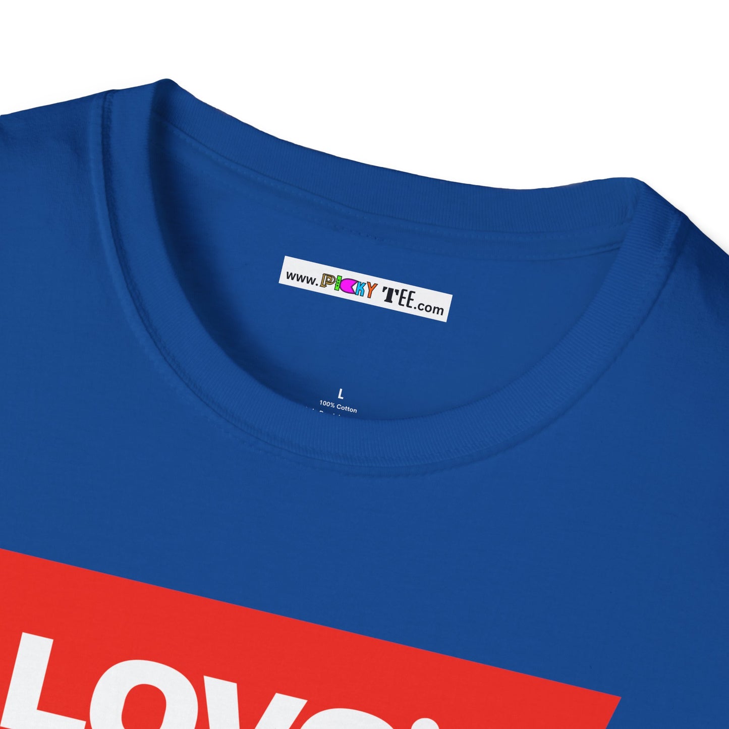 LOVE'S Unisex Softstyle 100% Cotton T-Shirt