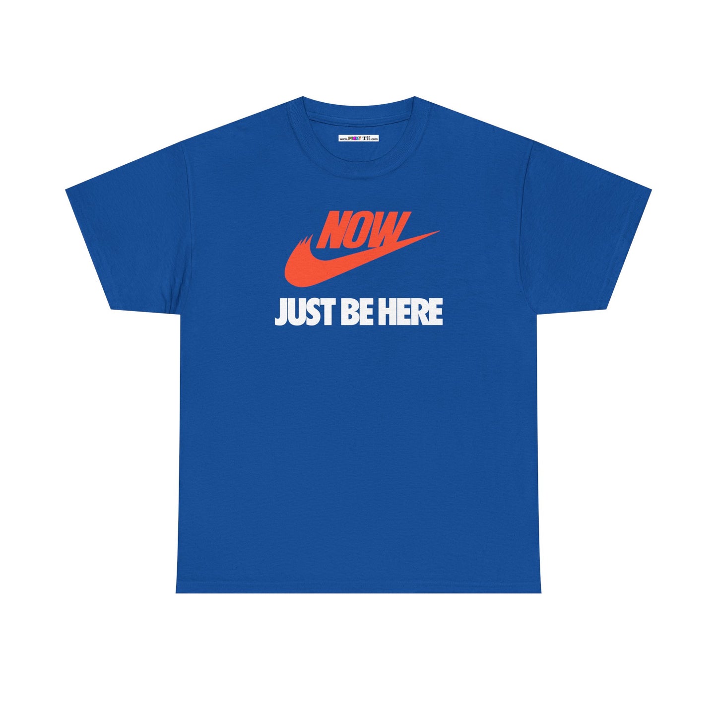 NOW JUST BE HERE Unisex Heavy Cotton Tee