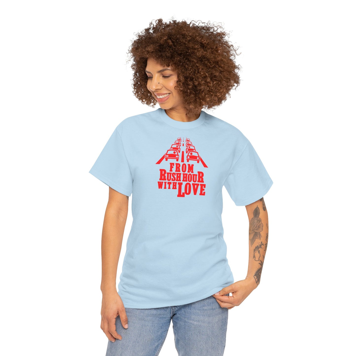 FROM RUSH HOUR WITH LOVE Unisex Heavy Cotton Tee