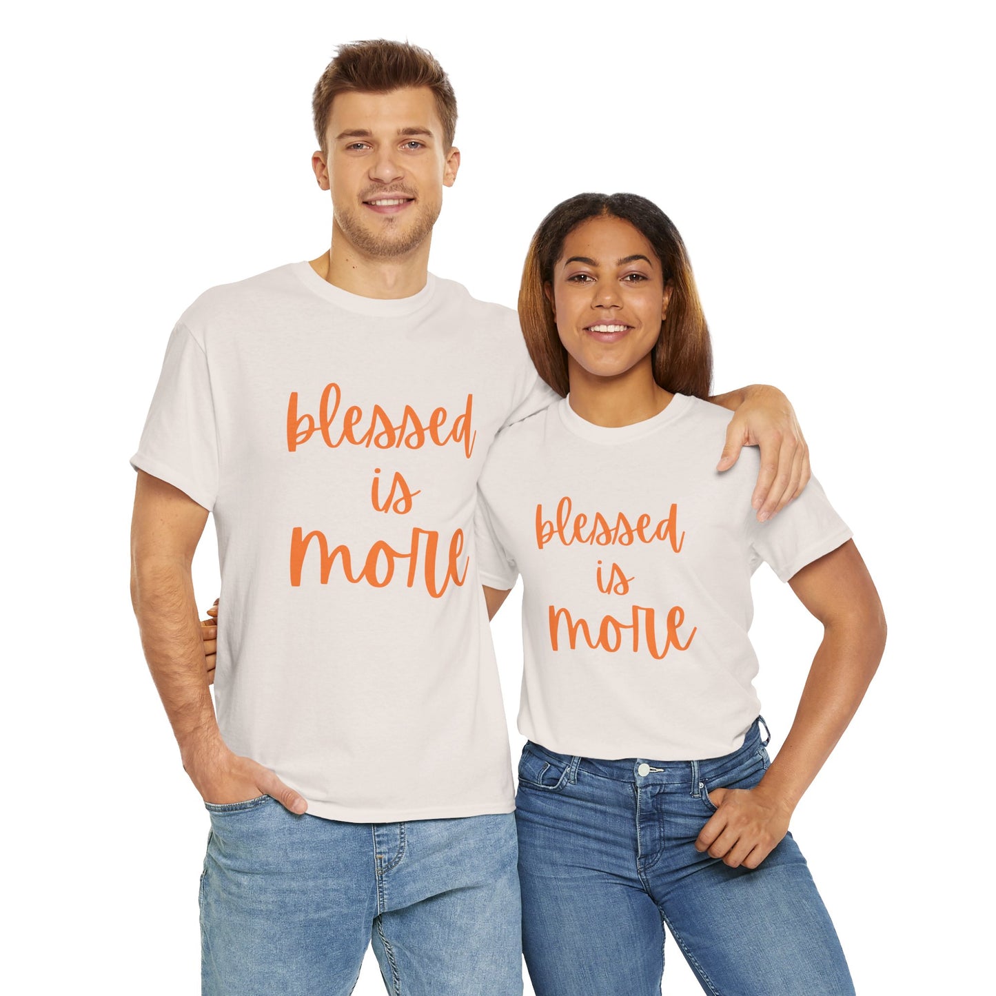 blessed is MORE Unisex Heavy Cotton Tee