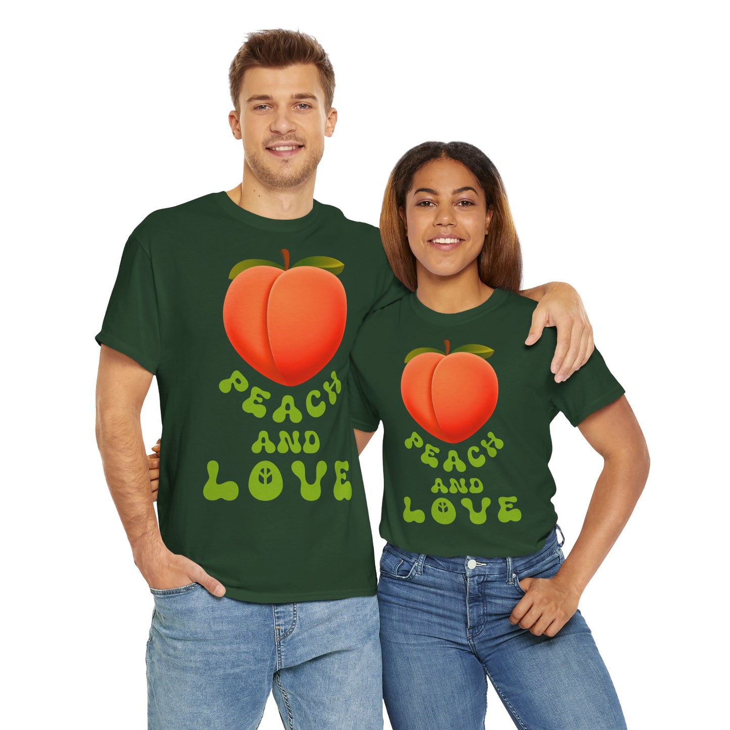 PEACH AND LOVE Unisex Heavy Cotton Tee