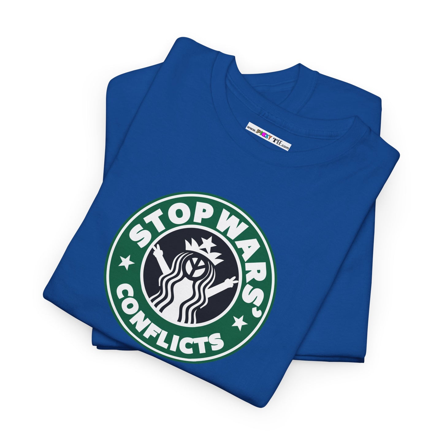 STOP WARS' CONFLICTS Unisex Heavy Cotton Tee
