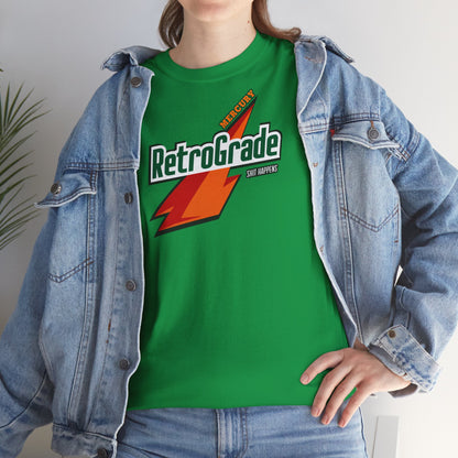 MERCURY RETROGRADE, SHIT HAPPENS Unisex Heavy Cotton Tee