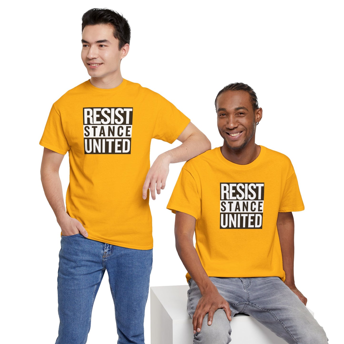 RESIST STANCE UNITED Unisex Heavy Cotton Tee